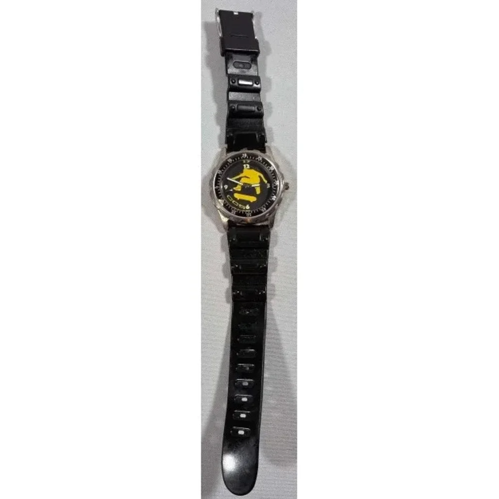 CCS Skate Shop Quartz Watch All Black CCS Brand Full Links Japan Movement - Runs
